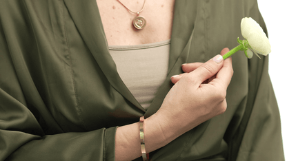 Cremation Bracelet – Elegance | Stainless Steel | Memorial Jewelry | Silver Finish - Pulvis Art Urns