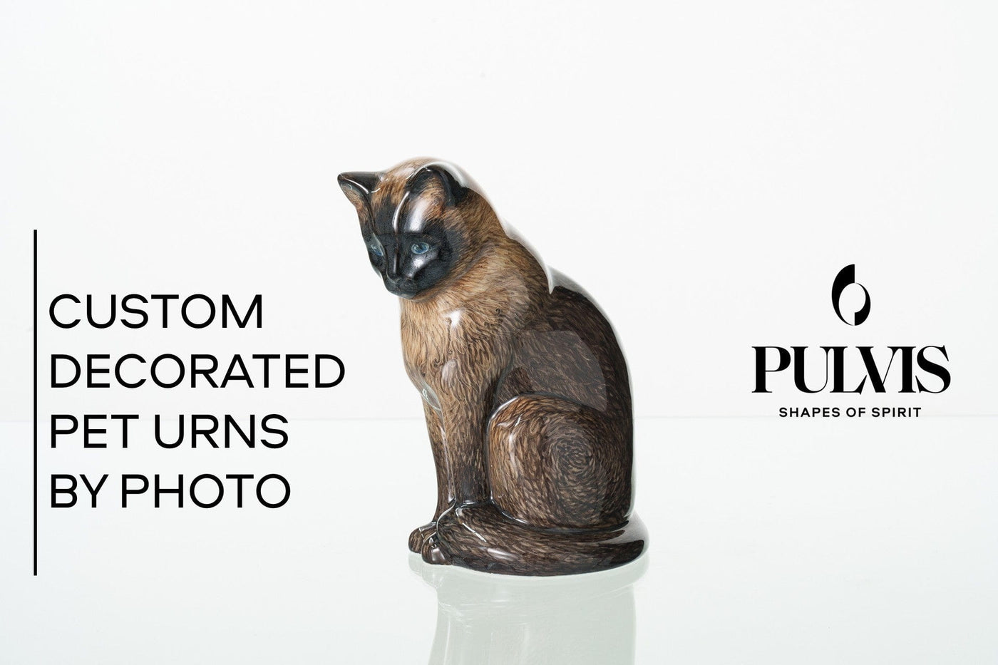 Urna personalizada para mascota decorada a mano - Pulvis Art Urns
