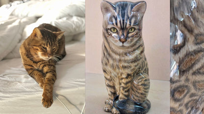 Pulvis Art Urns Custom Decorated Pet Urn - Handmade | Ceramic Pet Urn