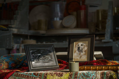 Dog Snout Bundle - 4 Pieces - Portrait | Urn | Nameplate Holder | Scented Candle - Pulvis Art Urns