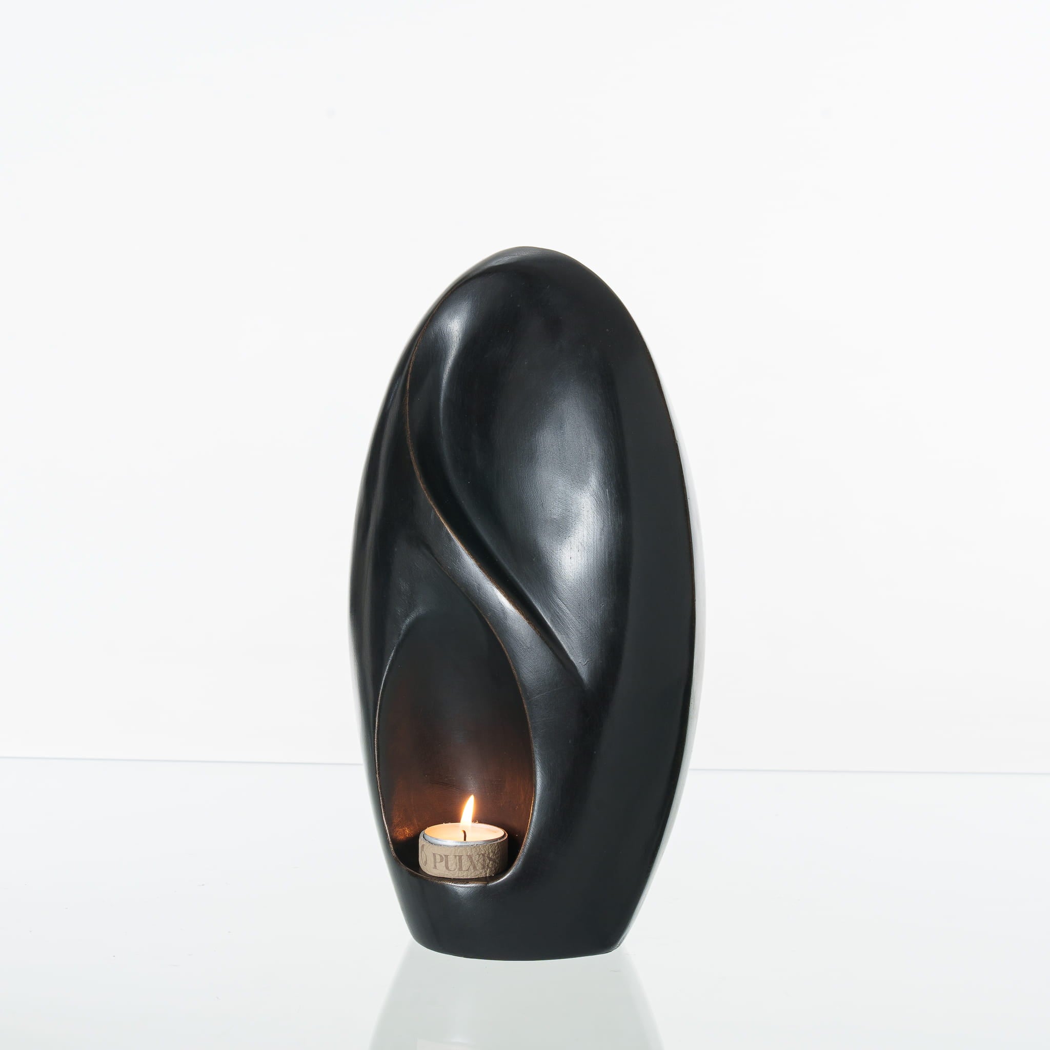 Pulvis Art Urns Exclusive Urn Cast Bronze Cremation Urn "Eternity" - Dark Patina | Exclusive Bronze Urn