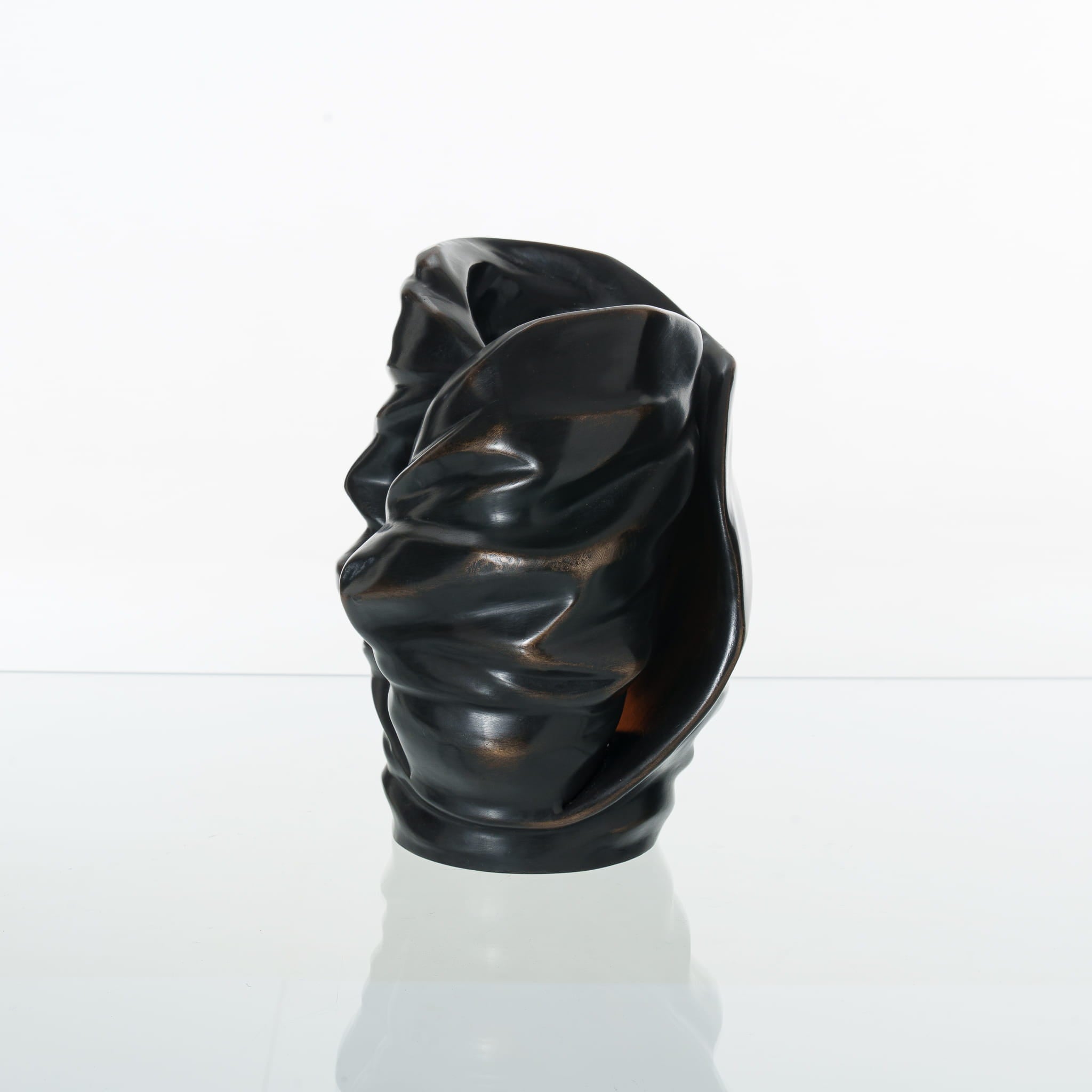 Pulvis Art Urns Exclusive Urn Cast Bronze Cremation Urn "Light" - Dark Patina | Exclusive Bronze Urn