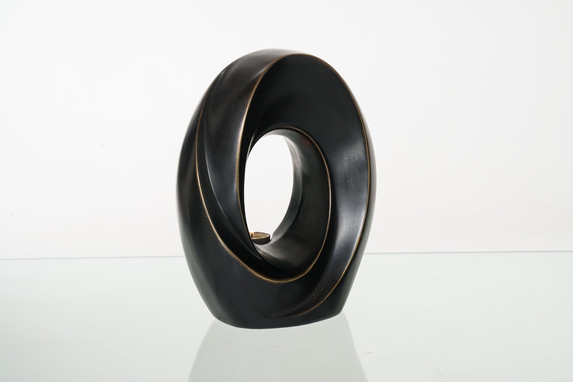 Pulvis Art Urns Exclusive Urn Cast Bronze Cremation Urn "The Passage" - Dark Patina | Exclusive Bronze Urn