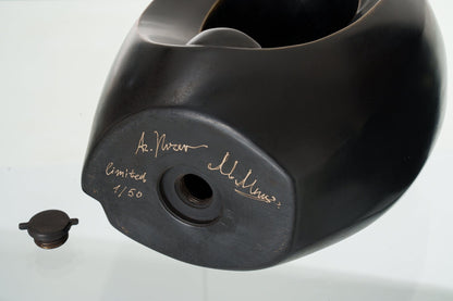 Pulvis Art Urns Exclusive Urn Cast Bronze Cremation Urn "The Passage" - Dark Patina | Exclusive Bronze Urn