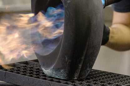 Pulvis Art Urns Exclusive Urn Cast Bronze Cremation Urn "The Passage" - Green Patina | Exclusive Bronze Urn