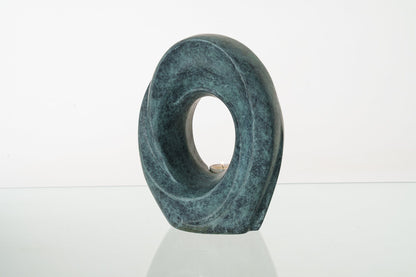 Pulvis Art Urns Exclusive Urn Cast Bronze Cremation Urn "The Passage" - Green Patina | Exclusive Bronze Urn