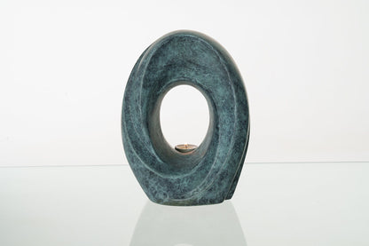 Pulvis Art Urns Exclusive Urn Cast Bronze Cremation Urn "The Passage" - Green Patina | Exclusive Bronze Urn