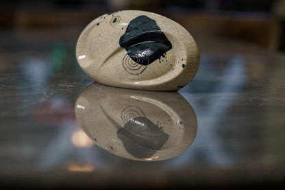 Hand Decorated Eternity Keepsake "Galaxy" - Ceramic Keepsake Urn - Pulvis Art Urns