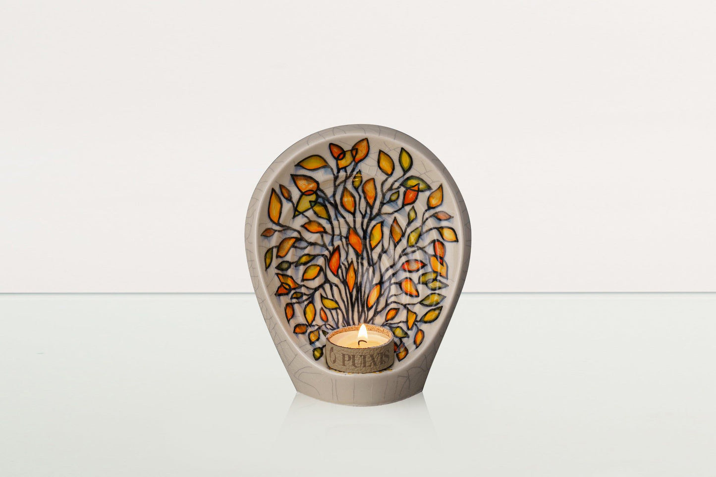 
                  
                    Pulvis Art Urns Exclusive Urn Hand Decorated Keepsake "Guardian - Autumn" - Ceramic Keepsake Urn
                  
                