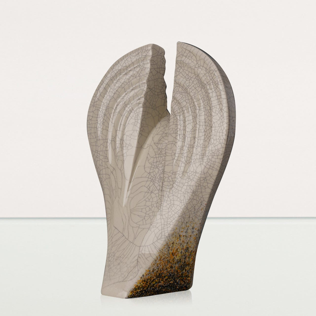 Hand Decorated Urn for Ashes "Guardian - Autumn" - Large Urn | Ceramic - Pulvis Art Urns