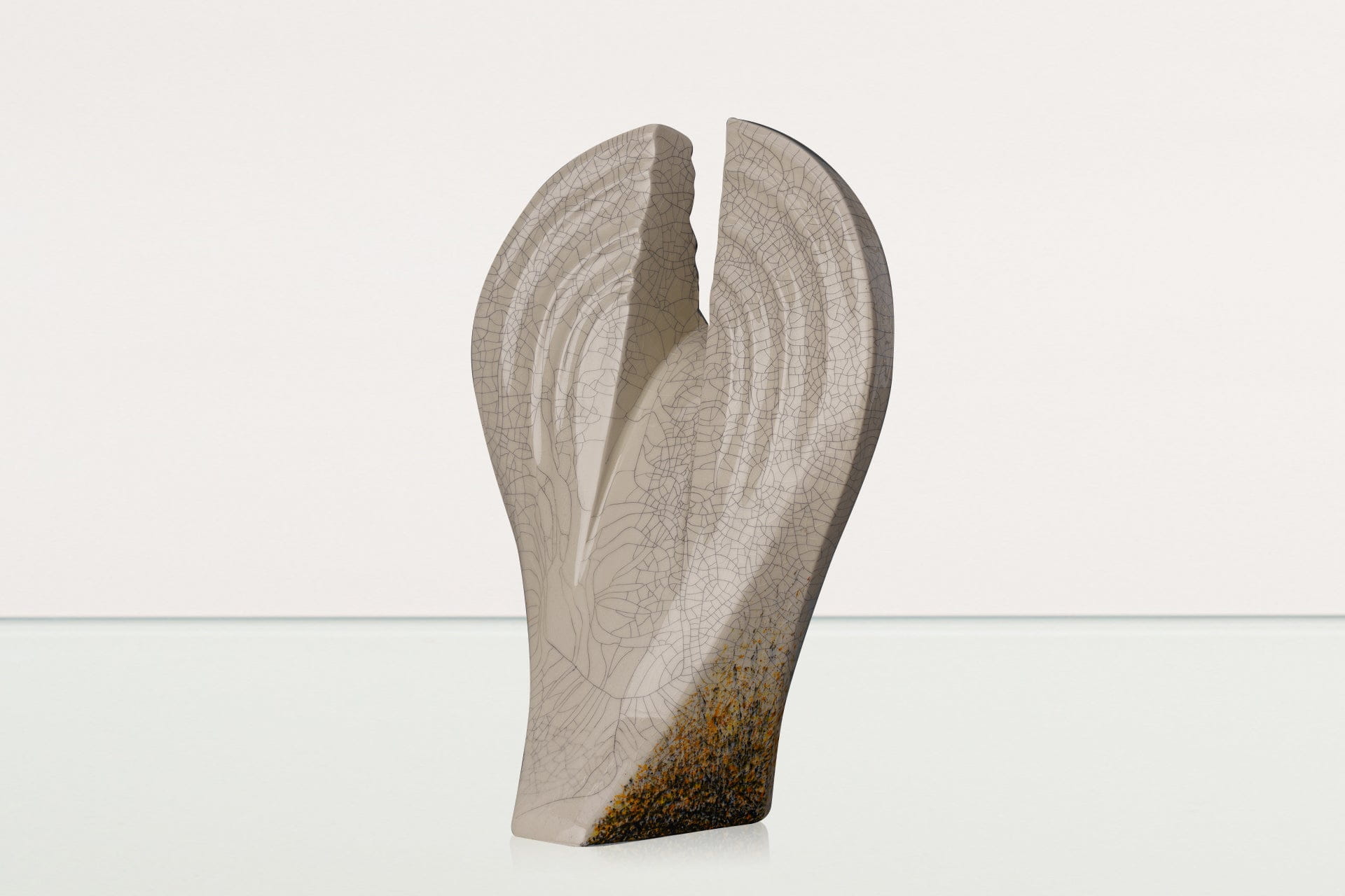 Hand Decorated Urn for Ashes "Guardian - Autumn" - Large Urn | Ceramic - Pulvis Art Urns