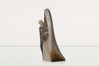 Hand Decorated Urn for Ashes "Guardian - Autumn" - Large Urn | Ceramic - Pulvis Art Urns