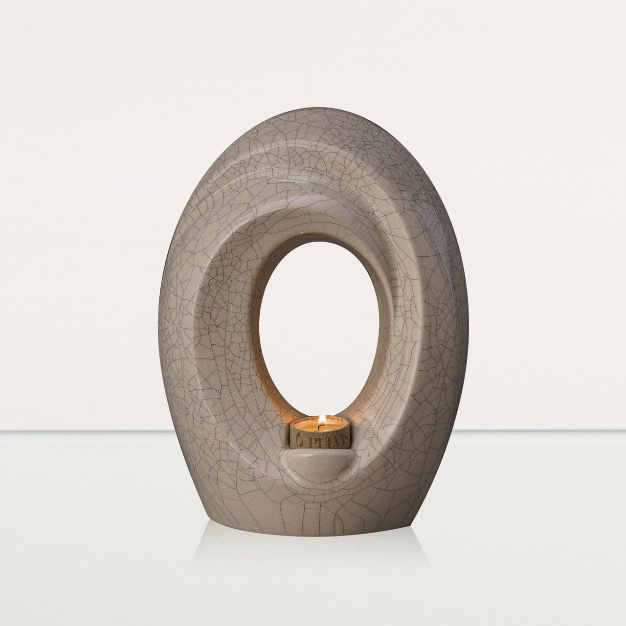 Hand Decorated Urn "The Passage - Birds" - Large | Ceramic Urn - Pulvis Art Urns