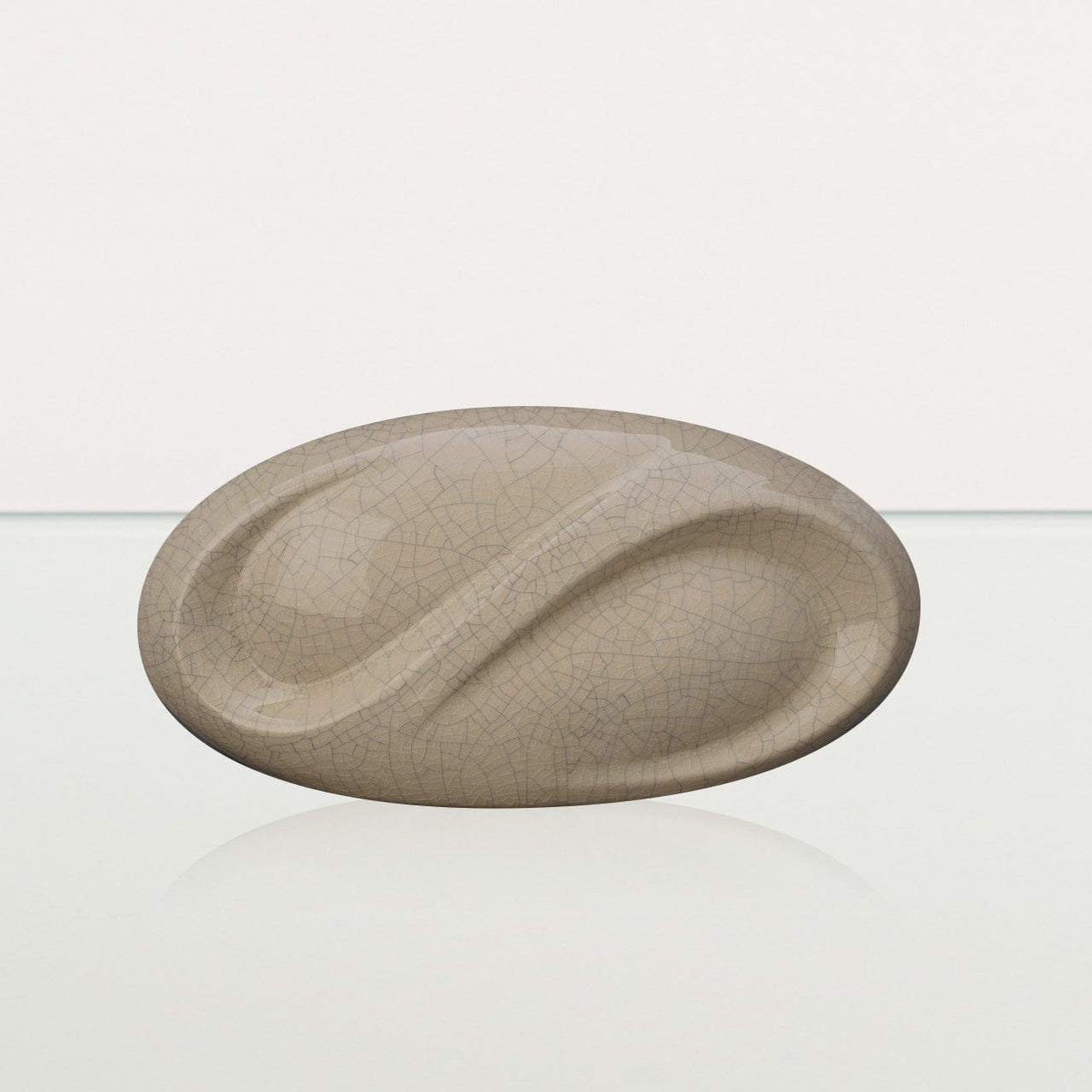 Handmade Decorated Eternity Keepsake "Forest" - Ceramic Urn - Pulvis Art Urns