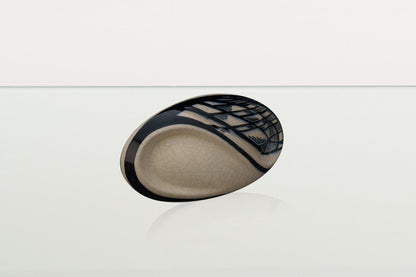 Handmade Decorated Eternity Keepsake "Forest" - Ceramic Urn - Pulvis Art Urns