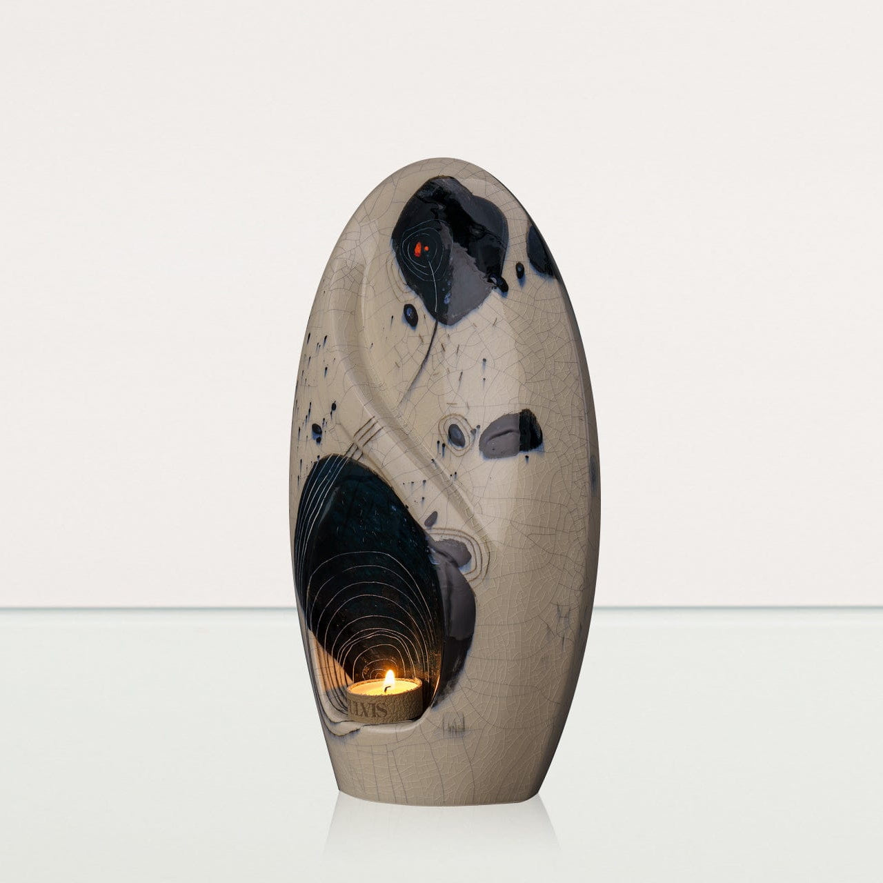 Handmade Decorated Eternity Urn "Galaxy" - Large | Ceramic Urn - Pulvis Art Urns