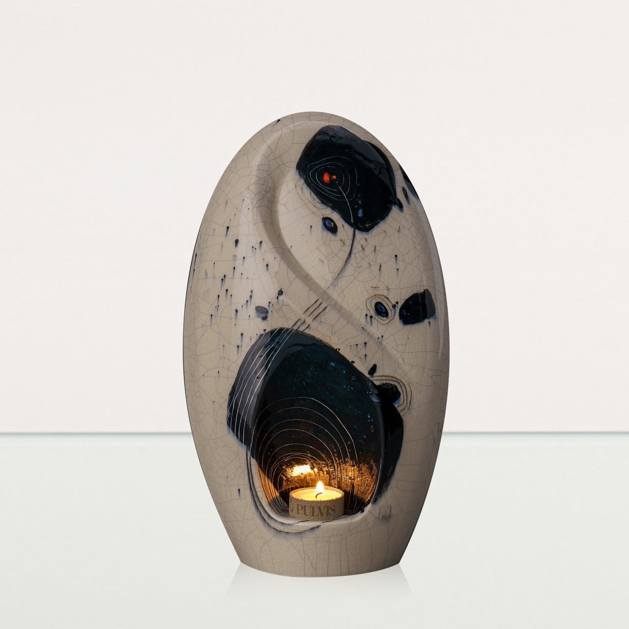 Handmade Decorated Eternity Urn "Galaxy" - Large | Ceramic Urn - Pulvis Art Urns