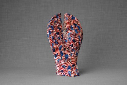 HydroGraphics Urn "Guardian - America" - Large | Ceramic | Hydro Dipping - Pulvis Art Urns