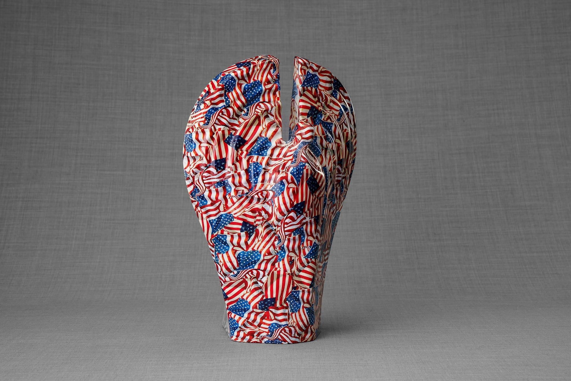 HydroGraphics Urn "Guardian - America" - Large | Ceramic | Hydro Dipping - Pulvis Art Urns