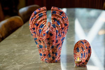 HydroGraphics Urn "Guardian - America" - Large | Ceramic | Hydro Dipping - Pulvis Art Urns