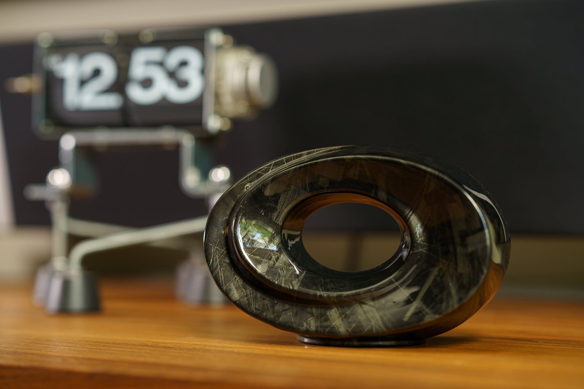 HydroGraphics Urn "The Passage - Carbon" - Keepsake | Ceramic | Hydro Dipping - Pulvis Art Urns