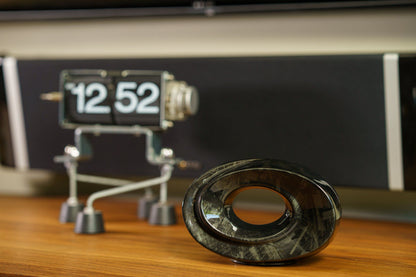 HydroGraphics Urn "The Passage - Carbon" - Keepsake | Ceramic | Hydro Dipping - Pulvis Art Urns