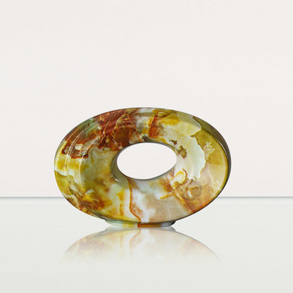 HydroGraphics Urn "The Passage - Onyx" - Keepsake | Ceramic | Hydro Dipping - Pulvis Art Urns