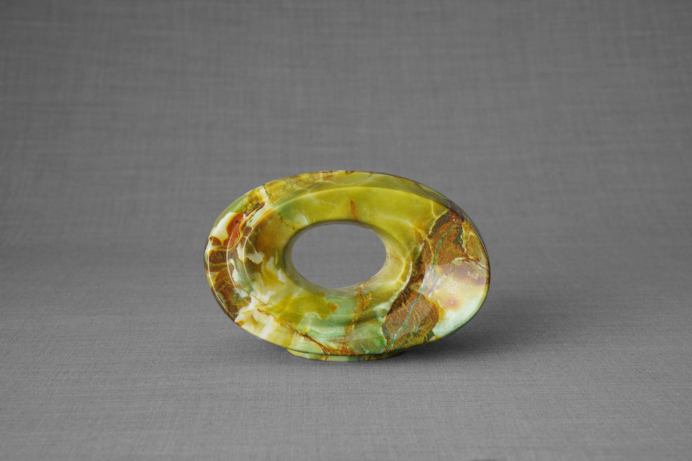 
                  
                    Pulvis Art Urns Exclusive Urn HydroGraphics Urn "The Passage - Onyx" - Keepsake | Ceramic | Hydro Dipping
                  
                