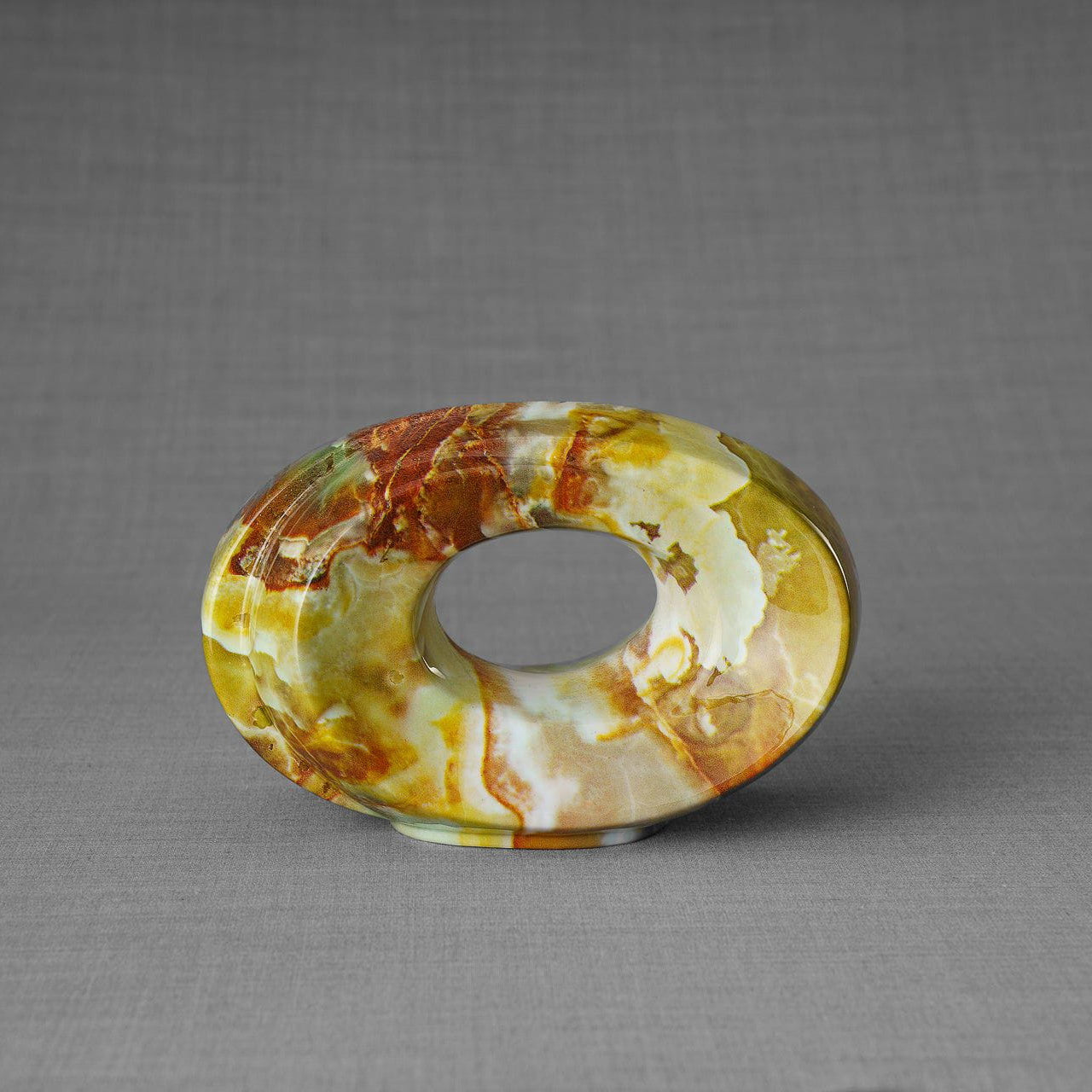 HydroGraphics Urn "The Passage - Onyx" - Keepsake | Ceramic | Hydro Dipping - Pulvis Art Urns