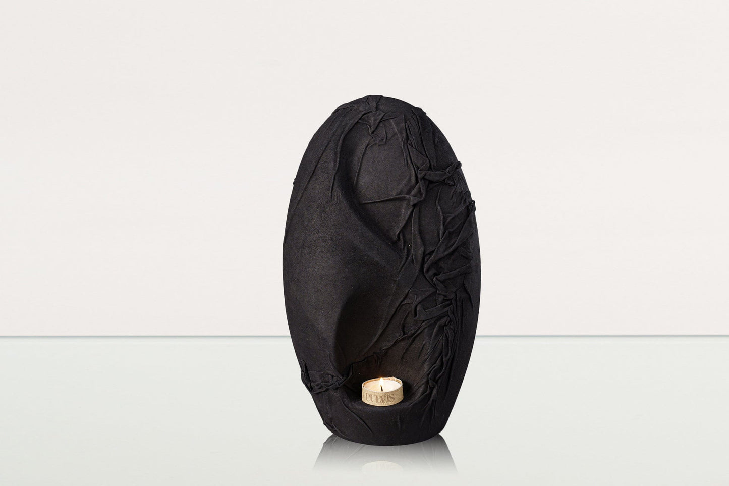 Pulvis Art Urns Exclusive Urn Leather Cremation Urn for Ashes "Eternity" - Exclusive Edition