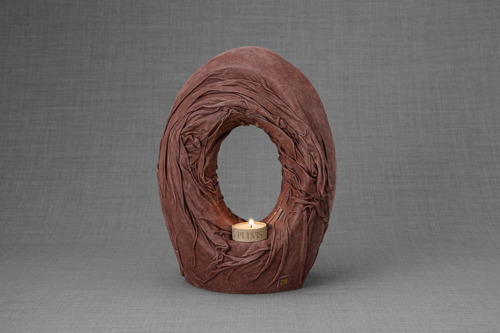 Pulvis Art Urns Exclusive Urn Nappa Leather Cremation Urn "The Passage" - Exclusive Edition