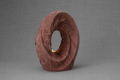 Nappa Leather Cremation Urn "The Passage" - Exclusive Edition - Pulvis Art Urns