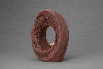 Nappa Leather Cremation Urn "The Passage" - Exclusive Edition - Pulvis Art Urns