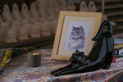 Grace Memorial Bundle - 4 Pieces - Portrait | Urn | Nameplate Holder | Scented Candle - Pulvis Art Urns