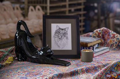 Grace Memorial Bundle - 4 Pieces - Portrait | Urn | Nameplate Holder | Scented Candle - Pulvis Art Urns