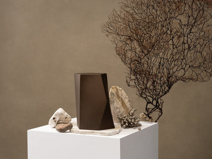 Handmade Urn "Crystal" - Stainless Steel | Copper Matte - Pulvis Art Urns