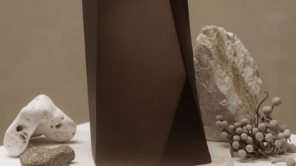 Handmade Urn "Crystal" - Stainless Steel | Copper Matte - Pulvis Art Urns