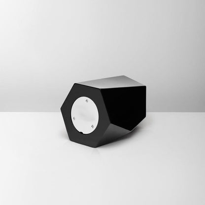 Handmade Urn "Crystal" - Stainless Steel | Pearly Black - Pulvis Art Urns