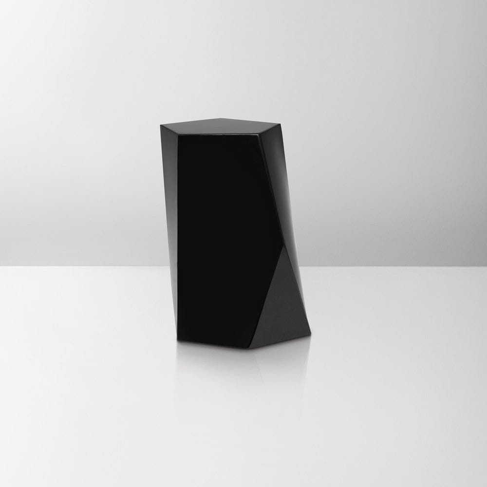 Handmade Urn "Crystal" - Stainless Steel | Pearly Black - Pulvis Art Urns