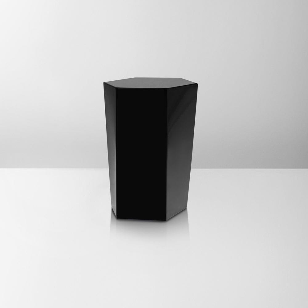 Handmade Urn "Crystal" - Stainless Steel | Pearly Black - Pulvis Art Urns