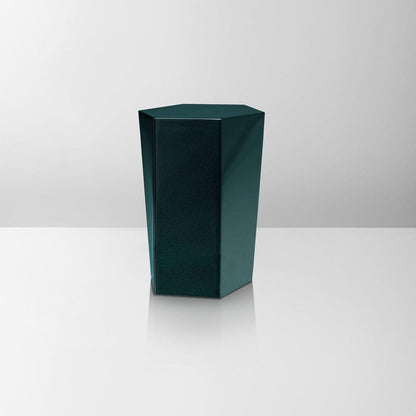 Handmade Urn "Crystal" - Stainless Steel | Pearly Green - Pulvis Art Urns