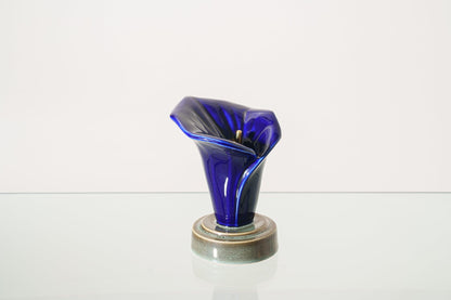 Calla Lily Keepsake Urn - Blue Night | Ceramic - Pulvis Art Urns