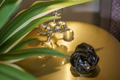 Cremation Keepsake Urn "Precious" - Small Keepsake |Amber Yellow | Ceramic - Pulvis Art Urns