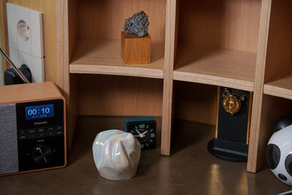 Cremation Keepsake Urn "Precious" - Small Keepsake |Amber Yellow | Ceramic - Pulvis Art Urns