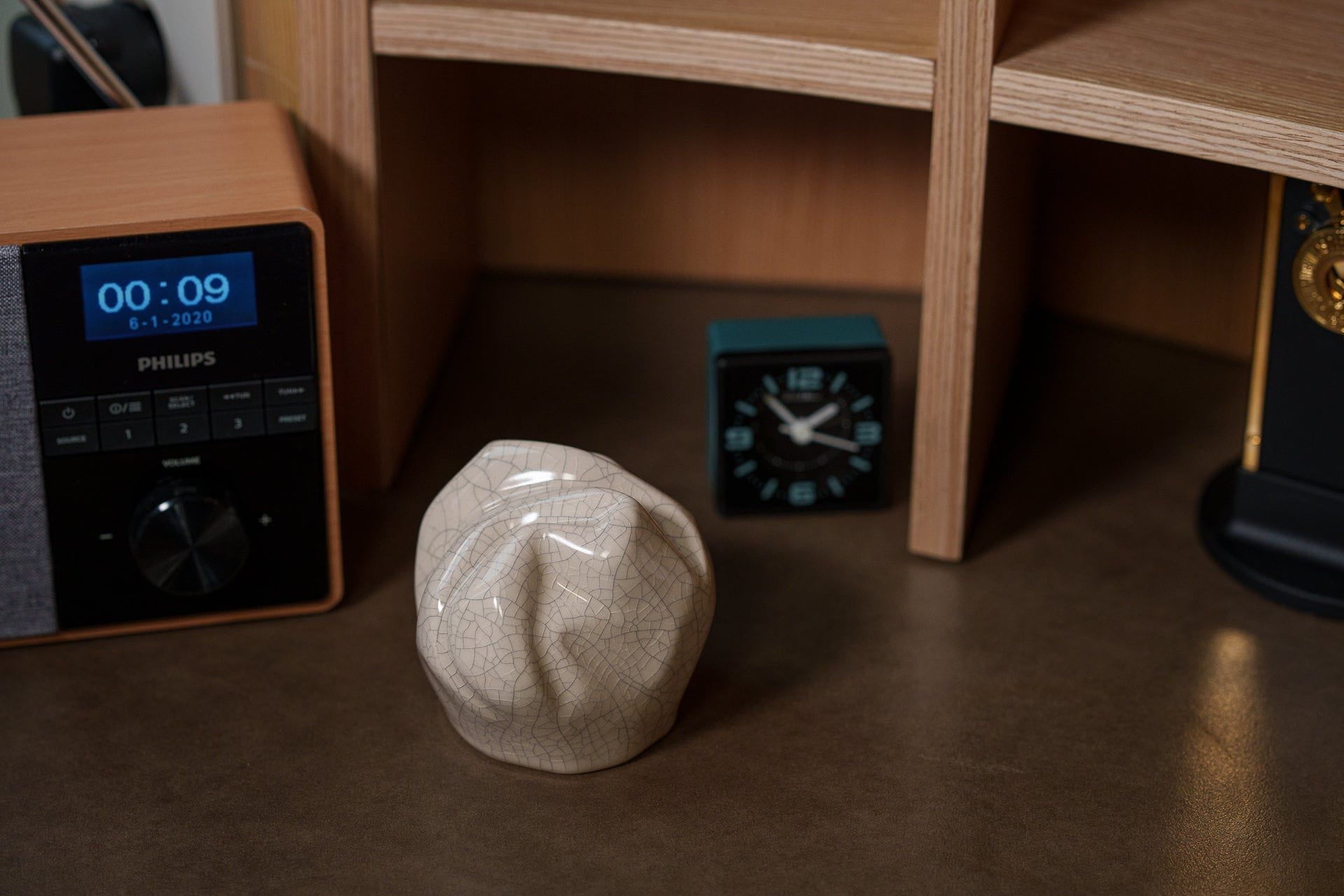 Cremation Keepsake Urn "Precious" - Small Keepsake | Craquelure | Ceramic - Pulvis Art Urns