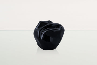 Cremation Keepsake Urn "Precious" - Small Keepsake | Lamp Black | Ceramic - Pulvis Art Urns