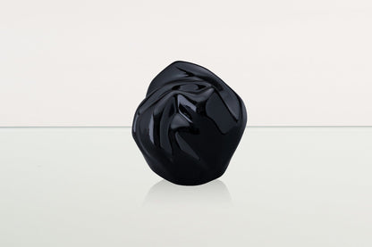 Cremation Keepsake Urn "Precious" - Small Keepsake | Lamp Black | Ceramic - Pulvis Art Urns