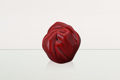 Cremation Keepsake Urn "Precious" - Small Keepsake | Red | Ceramic - Pulvis Art Urns