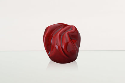 Cremation Keepsake Urn "Precious" - Small Keepsake | Red | Ceramic - Pulvis Art Urns