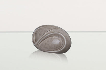 Eternity Handmade Cremation Keepsake Urn - Small Urn | Beige Grey | Ceramic - Pulvis Art Urns